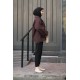 Oversize Trenckot Bordo