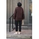 Oversize Trenckot Bordo